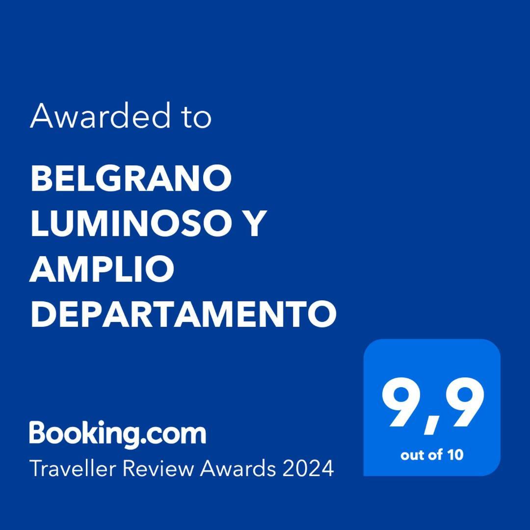 부에노스아이레스 Belgrano Luminoso Y Amplio Departamento 아파트 외부 사진